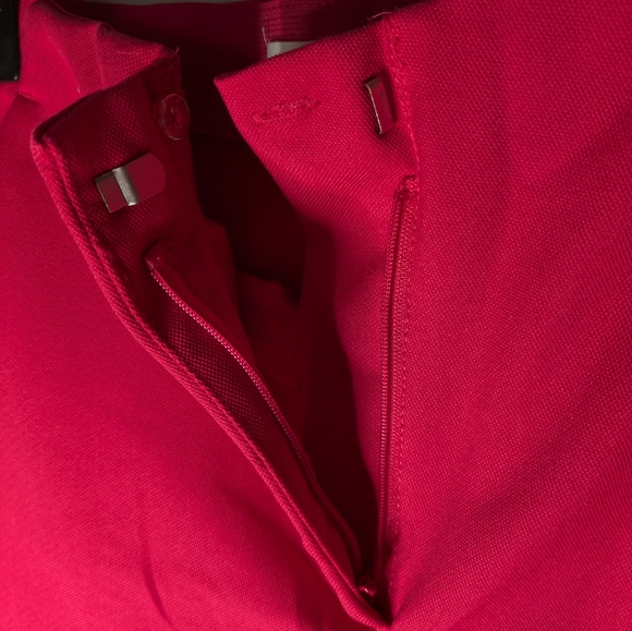 H&M Bright Pink Pants Size 4 Stretch Waist - Picture 5 of 9